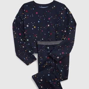 Gap  - Kids Recycled Print PJ Set in starry Dark Night - Sz 10 - NWT